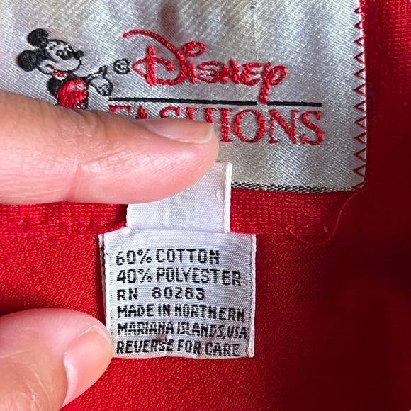 Vintage Disney Fashions Men's Medium Mickey Mouse Golf Polo Shirt - Picture 5 of 10